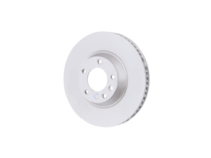 Brake disc rotor Front, smooth monoblock, 350x34mm. Porsche Cayenne 955 / 957 / 958 (OE No 95535140151 & 95535140251) - 95535140151, 95535140251, 09A06211, 09A06311 - VFL37813, VFL37814