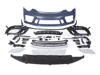 991.2 GT3 look Front bumper conversion kit for Porsche 991.1 2WD - 99150531380, 992GT3RRKIT, 992GT3EXHKIT