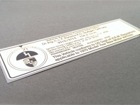 Timing Decal for Porsche 911E  / 911S (1970) - 91100651000