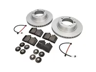 Front Brake pads and brake disc package Porsche 968 Sebro - 95135104103, 94461236502, 96435109601, 96435109602, 96435193903
