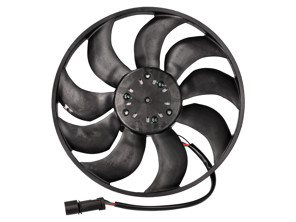 Radiator cooling fan 400W without carrier. Porsche 992.1 - 992959447H, 992959447D, 992959447B, 992959447 - 992 959 447 H