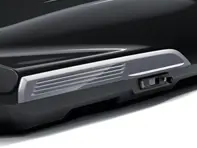 Replaceable side blades for Porsche Performance roof box, in Dolomite Silver Metallic. Porsche 991 / 992 - 9Y0044871, 9Y0044870, 9Y0044871A, 9Y0044871B, 9Y0044871C