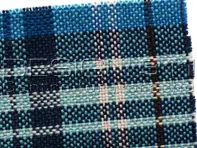 Porsche Classic Fabric KARO Blue Madras - P9111473