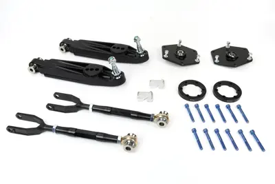 Front lower control arm M-Track kit. Porsche 996 / 997 Turbo BBi Autosport - 99734105303, 99134105304, 99734105304, 99134105302, 99734104300, 99734104302, 99634104303, 99634104306, 99634105307, 99634105319, 99634105316, 99634114303, 99734114300, 99634105320 - bbi.996.401.0002