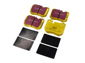 EBC YELLOW Brake Pads 'Fast Road' Front. Porsche 928 / 944  (OE Ref 94435195102) - 94435195102, 94435195103, 95135195104, 94435195104, 477698155, 92835194200, 92835195100 - DP4345R