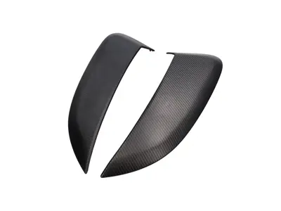 Rear wing air vent cover set dry carbon fibre. Porsche 718 Cayman GT4 / GT4 RS - 982853241G2X, 982853241AG2X, 982853242G2X, 982853242AG2X, 982853211CA3G, 982853212CA3G, 982853211BOK1, 982853212BOK1 - SRRSAICV