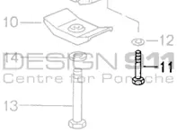 Gearbox Support Bearing Bracket Hexagon-Head Bolt Washer. Porsche 993 C4 / 993 C4S / 993 Turbo MANUAL - 90007507309