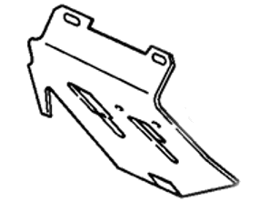 Pedal floor board. Driver Side. Porsche 911 76-83 SPM Coupe - 90555106226