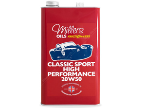 Millers Oil Classic Sport High Performance 20W-50 Engine oil for Porsche 356 / 914 / 911 2.0-2.7L - 8355GMS, 7911GCT