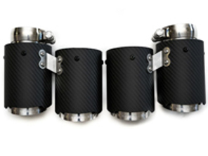 Exhaust Deluxe Quad-Style Tail Pipes (PSE). Porsche 991 (911) Carrera 2012-16 - 99111146502, 99111146503, 99111146504, 99111146505, 99111146602, 99111146603, 99111146604, 99111146605, 99111136101, 99111136102, 99111136103, 99111198301, 99111198302, 99111146700, 99111136203, 99111198401, 99111146800