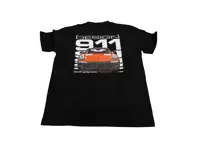Design 911 T-Shirt - Black / Grey with Left-Chest Logo & Large Rear Graphic