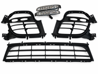 Front bumper inserts and lights. Porsche 997 Turbo - 9975055630101C, 9975055640101C, 9975055410201C, 99763109088