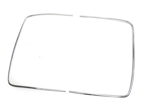 Rear screen moulding, Chrome. Porsche 911 / 912 Coupe - 90154591120, 90154591220