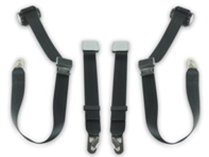 Seat belts front retractable 3-point inertia reel. Porsche 356 1962-65 - 911 - SA-5051