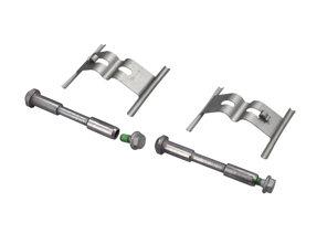 Brake pad pin kit, Front. Porsche 987 Boxster / 987 Cayman / 996 / 997 - 99635195930