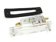 Glass for registration plate lamp. Porsche 911 F - PCG63160100