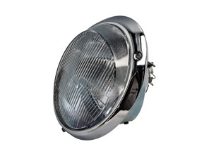 Headlamp chrome rim. Porsche 911 / 964 (non leveling type) LHD CARS - 91163111300, 911.631.113.00 - EP092824, 1695100100