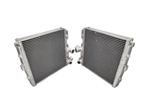 Aluminium Coolant Radiators (pair). Porsche Boxster, Cayman 987 / 997 / 997 GT3 - 99710613102, 99710613202