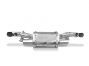 Sports exhaust with 200 cell catalytic converters Porsche 992 turbo and turbo S with PSE - TSPO992C20.004.AK