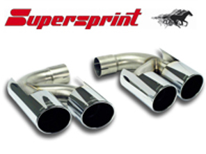 Exhaust Tail Pipes 100mm. Porsche Cayenne 958 Supersprint - 245726
