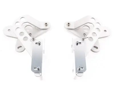 Billet aluminium adjustable bonnet hinges. Porsche 911 - 99351103101GRV, 99351103201GRV, 90151103120, 90151103220