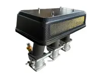 Carbon Fibre air cleaner covers with mesh, Pair. Porsche 911 Carbs/Weber/ITB