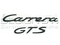 'CARRERA GTS'  Rear Badge, BLACK. Porsche 997 MKII - 99755903705