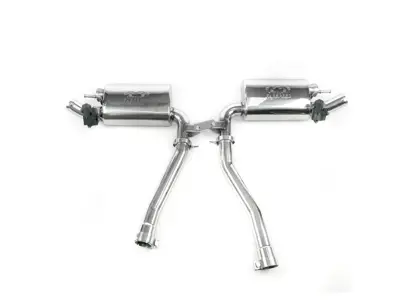 Fabspeed Valvetronic Exhaust System. Porsche 958.2 Cayenne Turbo / Turbo S  2015-2018 (PSE) - 95811191210, 95811191020, 95811191021, 95811191022, 95811191023, FS.POR.9582T.VESPSE - FS.POR.9582T.VESPSE