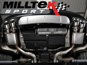 Sports Exhaust Cat Back Cup System. Porsche 970 Panamera Turbo MILLTEK SPORT