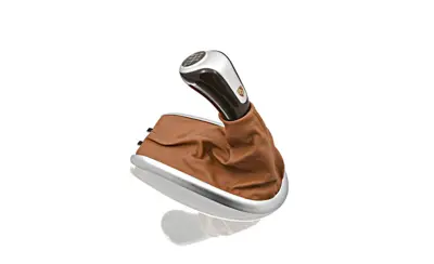 Shift-lever knob, 6-speed, in leather. Porsche 986 Boxster / 996 >>2000 - 99642498102T11