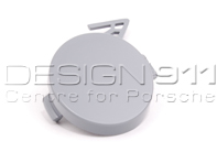 Front bumper tow eye cap. Porsche 997 Turbo - 99750570301G2X, 99750570301