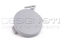 Front bumper tow eye cap. Porsche 997 Turbo - 99750570301G2X, 99750570301
