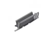 Centre trim for exhaust tailpipe rear bumper Matt Black. Porsche 992 Dakar - 992807954GOK1, 992807954G OK1