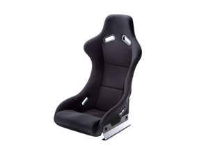 Track Bucket Sports Seat - SPIDER - Black Leather