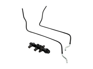 FTE brake master cylinder and connecting line kit LHD. Porsche 911 / 912 / 914 - PCG35506100, 90135506100, PCG35506300, 90135506300, 91435506300, PCG35506310, 90135501200