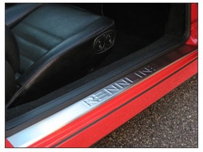 Rennline Stainless Steel Plate Set with Logo RENNLINE. Porsche 944/924/968 - SP11