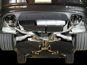 AWE Touring edition exhaust system with Silver tips for Porsche 970 Panamera S/4S - 3010-42026, 3010
