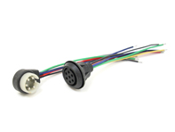 Multi-plug socket, 6-pole, SET OF 2. Porsche 911 / 964 / 968 / 914 / 924S / 944 - 90161233000 - PS9226, 1699900100