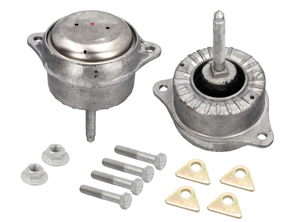 Engine mount kit, SET OF 2. Porsche 993 C4 Cabrio - 99337504909, 99337504905, 99337504907