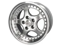 18' KT2 Split Rim Look Alloy Wheel 9.5J ET52 - Silver finish Porsche PCD5/130 - KT2S018, KT2S01808552, KT2S01809552