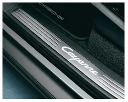 Side sills trims Stainless Steel, Illuminated. Porsche Cayenne 955 / Cayenne 957 - 95504480000 - 95504480000