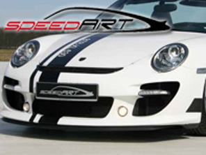 Front Bumper with lower lip & air duct SpeedArt BTR-XL. Porsche 997 Turbo