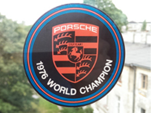 Porsche 1976 World Champion Window Sticker - 91170110328 - CB.911.070.083