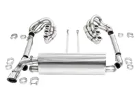 CARGRAPHIC GT Sport Exhaust System For Backdate Body, With ID42 GT Manifold Set, Without Heating, LH Tailpipe - 96411104504, 96411104605, 96411104502, 96421103905, 96421103932, 96421104004