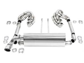 CARGRAPHIC GT Sport Exhaust System For Backdate Body, With ID42 GT Manifold Set, Without Heating, LH Tailpipe - 96411104504, 96411104605, 96411104502, 96421103905, 96421103932, 96421104004