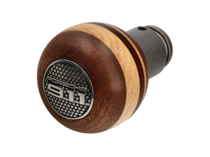 Mahogany and maple wood gearshift knob. Porsche 964 / 993 / 996 / 997 - 99342407500/2, 99642407500, 96442407505, 96442407502, 99642407501, 99742407500, 99742407501