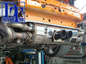 Sport Exhaust Street or Racing DesignTek. Porsche 997 GT3 / GT3RS