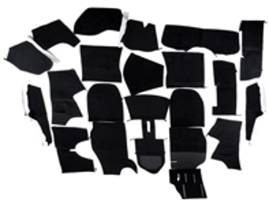 Complete interior carpet set for Porsche 911 85-89 Coupe LHD