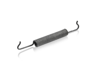 Handbrake shoes return spring, upper. Porsche 924 - 113609605A, 113609605B