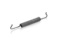 Handbrake shoes return spring, upper. Porsche 924 - 113609605A, 113609605B